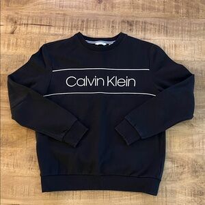 Calvin Klein Men's Black Crewneck Sweater Size Small